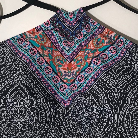 NWT O’RAGEOUS Multi Halter Swim Boho Beach Top M - Picture 7 of 8